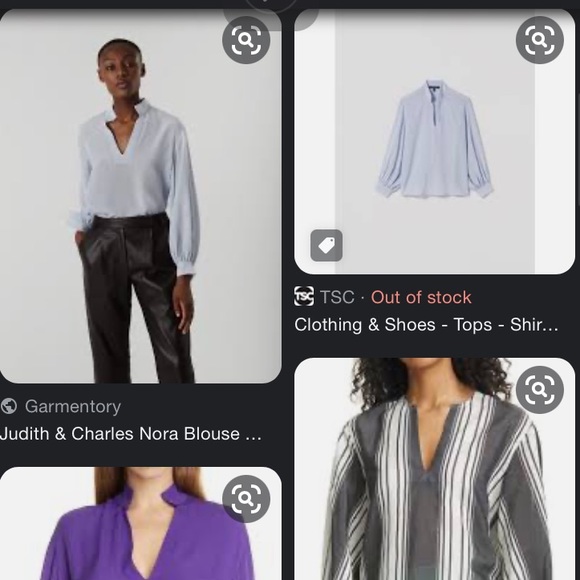 J&C Silk Balloon Sleeve Blouse - Picture 8 of 8